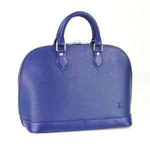 💕SOLD💕💯% AUTH Louis Vuitton Alma Epi Myrtille Handbag ▪︎